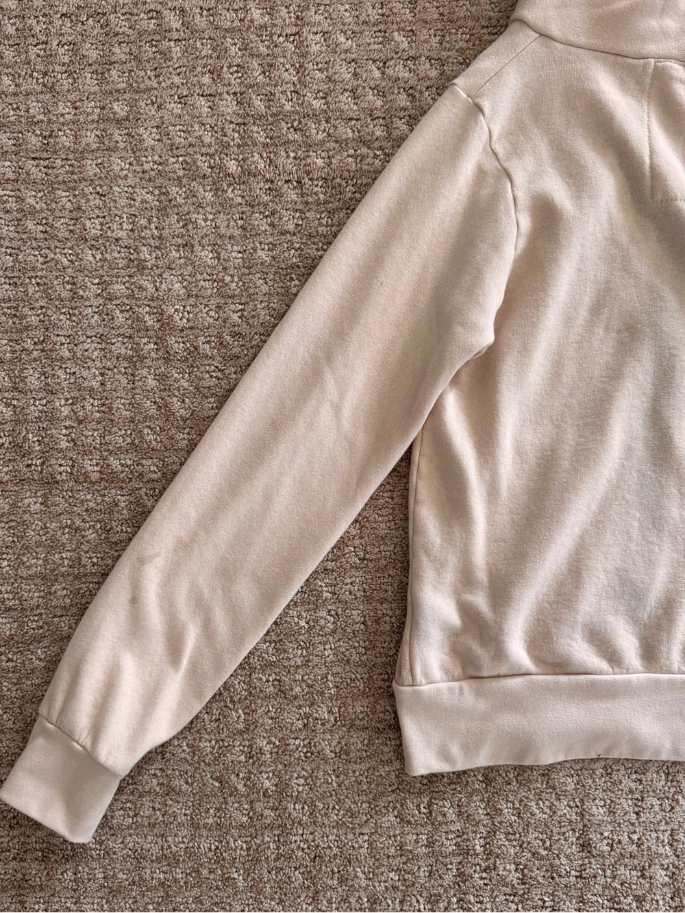Aviator Nation 5-Stripe Hoodie & Sweatpant Set - Oatmeal / Neon Rainbow - Size S - Picture 15 of 16
